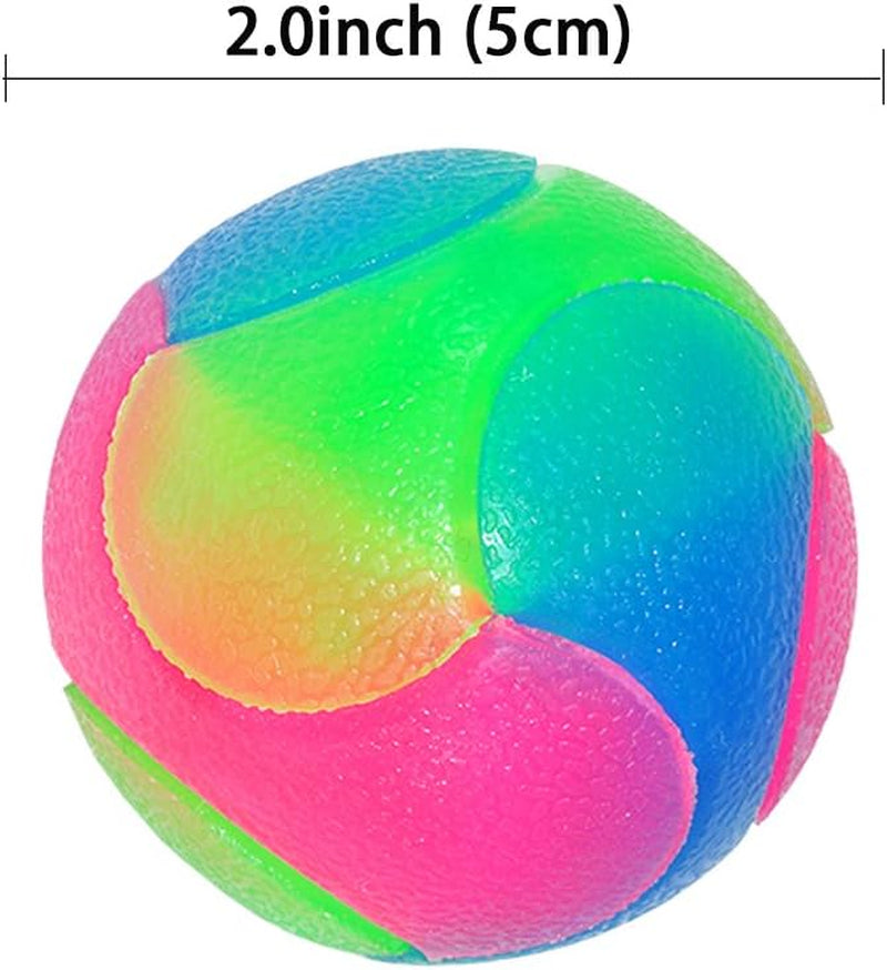 Illuminated LED Dog Balls - Glow in the Dark Toys for Puppies, Cats, and Dogs
